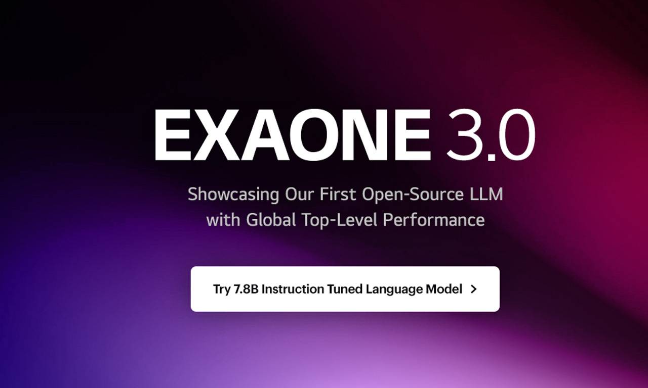 LG推出韩国首个开源AI模型Exaone 3.0